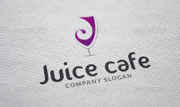 Fully Editable Logo Of Juice Cafe