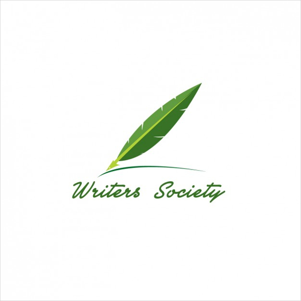 Green Writers Logo Free Vector