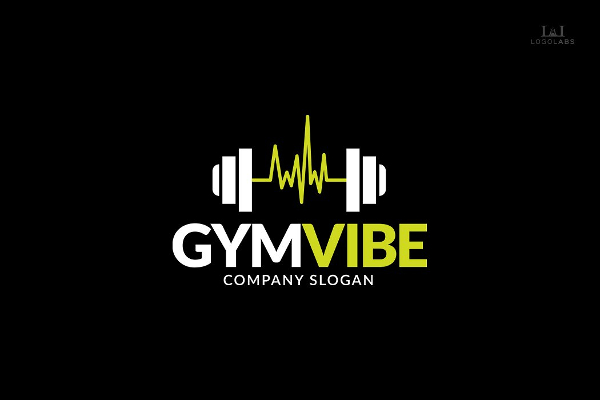 Gym Vibe Logo Template