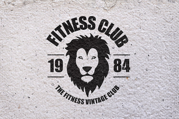 Gym Workout Minimal Logos