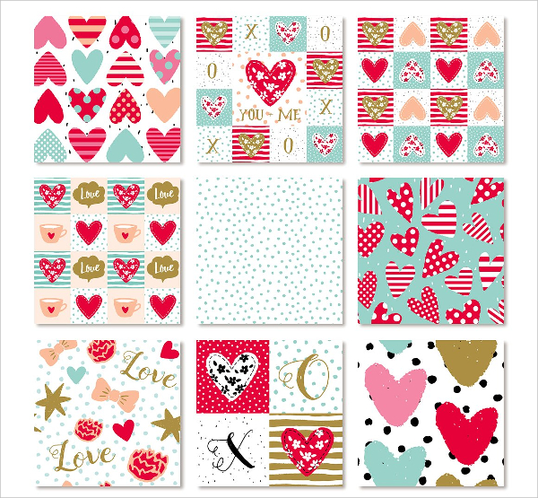 Hearts 12 Patterns