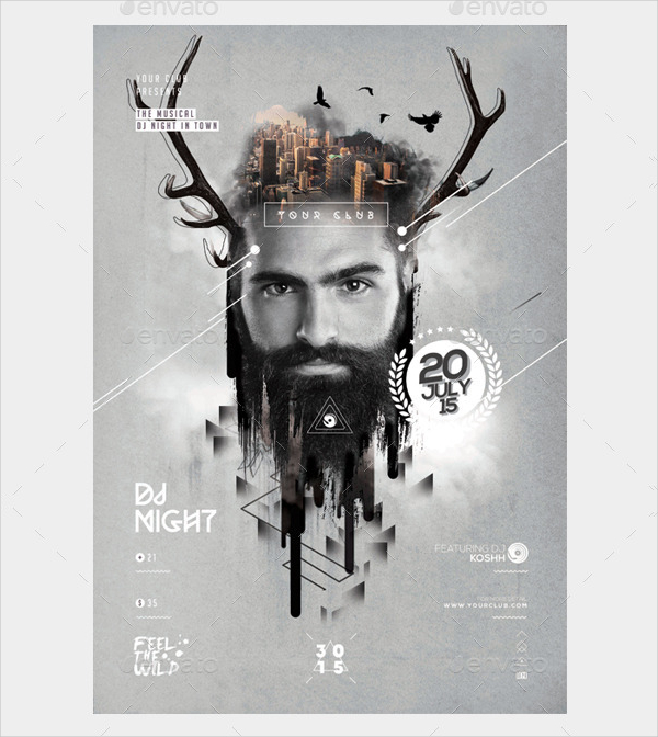 Hipster Guest Dj Template