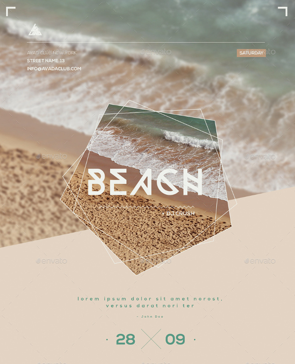 Hipster Party Posters