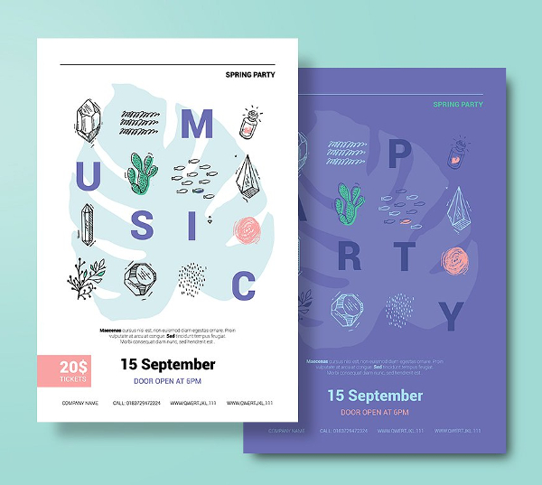 Hipster Poster For The Event