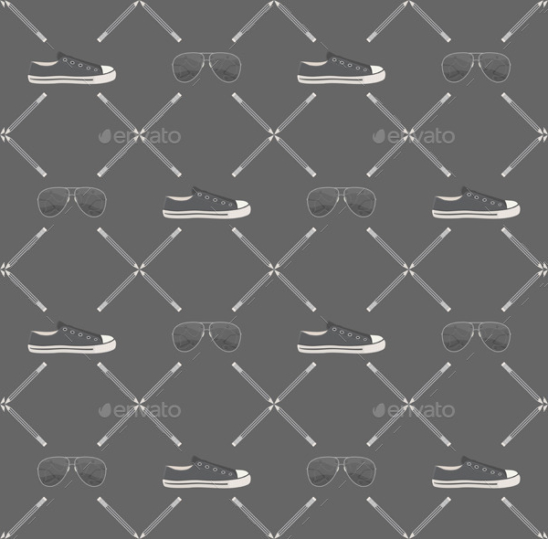 Hipster Seamless Pattern Vector Format Download