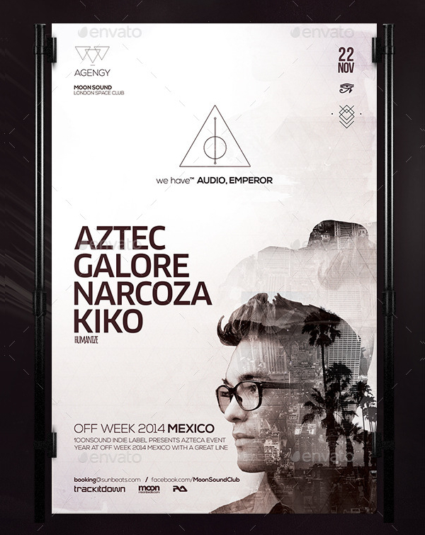 Hipster Summer Poster Template