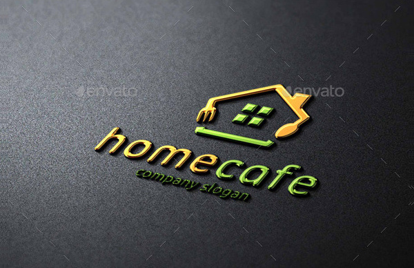 Home Cafe Studio Logo Template