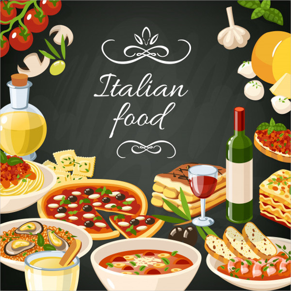 Italian Food Illustration