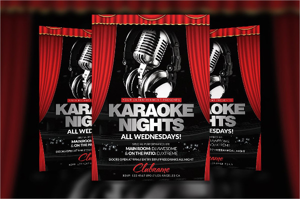 Karaoke Nights Flyer Template