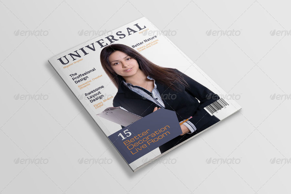 Letter Universal Magazine Template