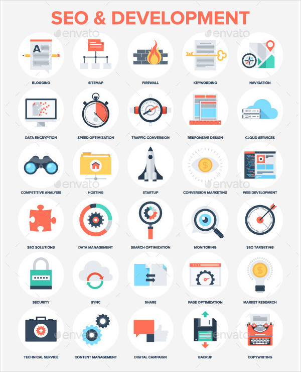 Mobile and Web Application Icons