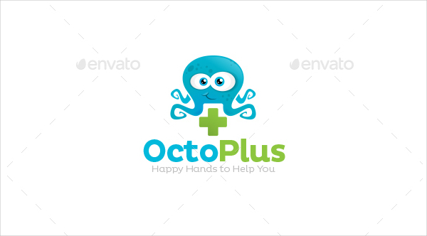 Medical Octopus Logo Template