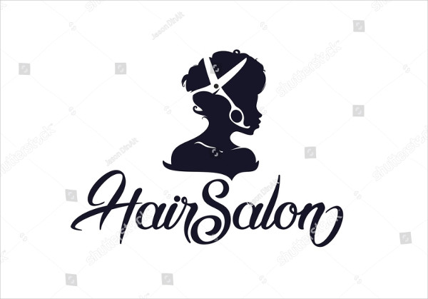 Unique Hair Salon Logo Template