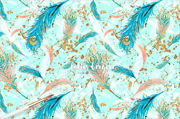 Peacock Designs Pattern