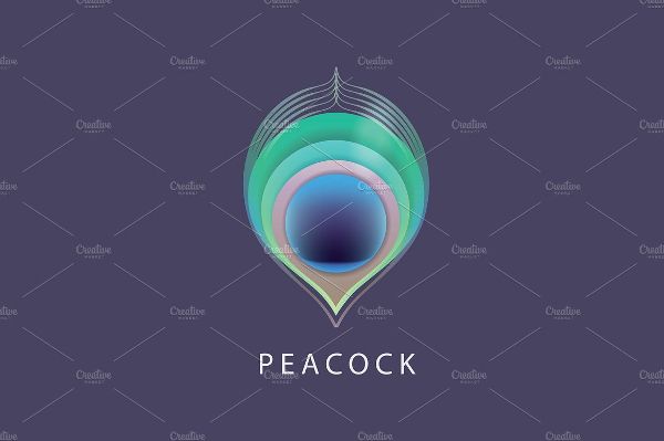Peacock Feathers Logo