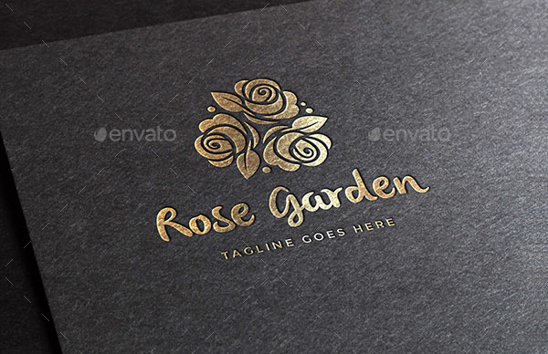 Rose Garden Logo Template