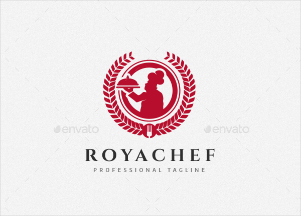 Royal Restaurant Chef Logo