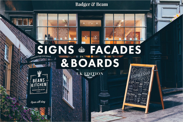 Sign Facades Mockup