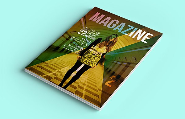 Simple Letter Magazine Template