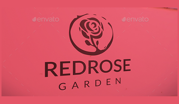 Simple Rose Logo Template