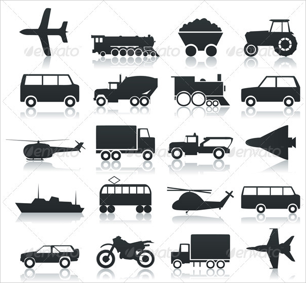 Simple Transport Icons