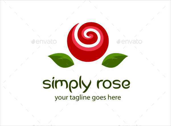 Simply Flower Logo Template