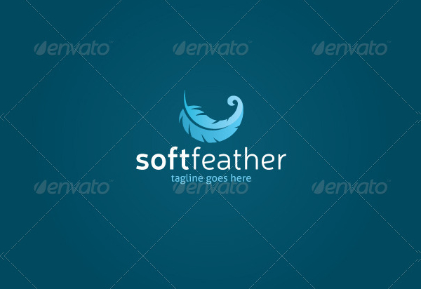 Soft Feather Logo Template
