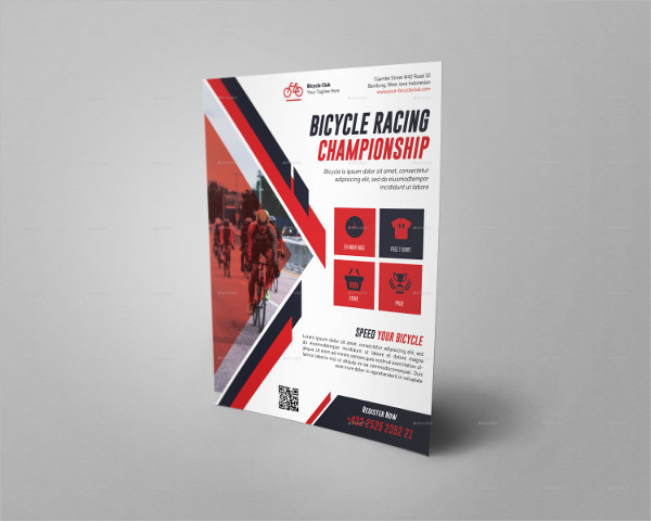 Bicycle Racing Championship Flyer Template