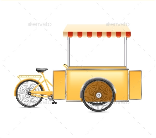 Street Food Cart Illustration