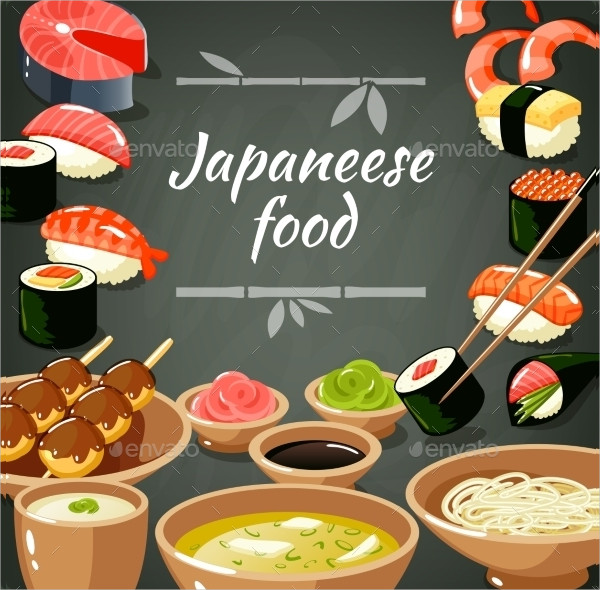 Japaneese Food Illustration