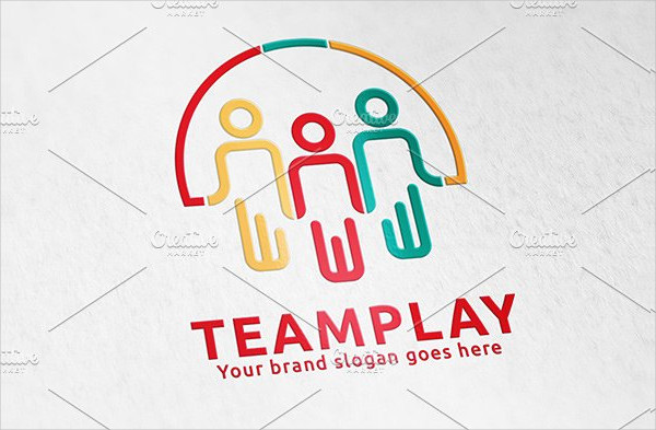 Team Play Logo Template