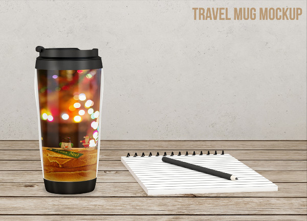 Travel Coffee Mug Mockup