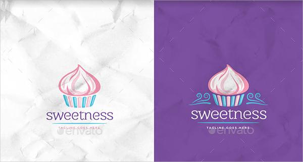 Unique Cupcakes Logo Template