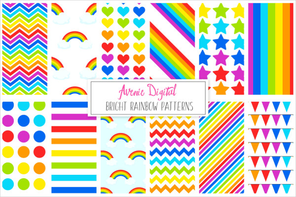 Vector Rainbow Pattern