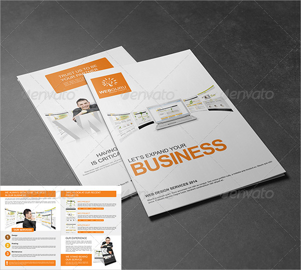 Web Design Bifold Brochures Bundle