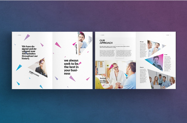 Web Design Brochure Template