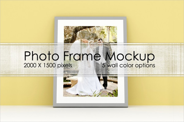 Wedding Photo Frame Mockup