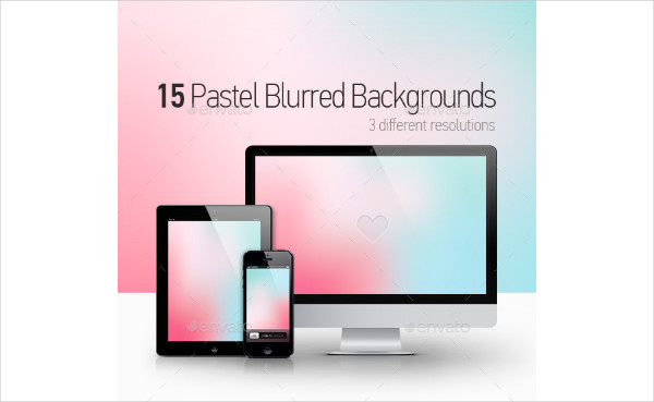 15 Pastel Blurred Background Effects