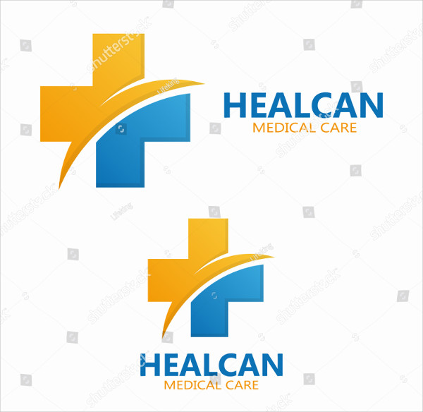 Abstract Medical Vector Logo Template