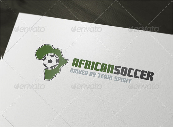 African Soccer Logo Template