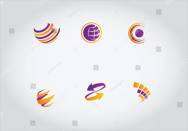 Arrow Globe Logo Design