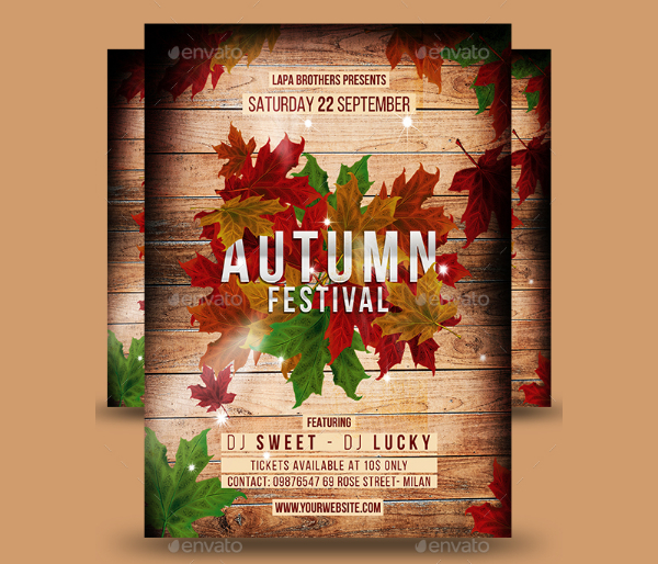 Autumn Fest Flyer Template