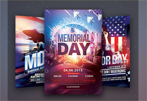 Big Memorial Day Flyers Bundle