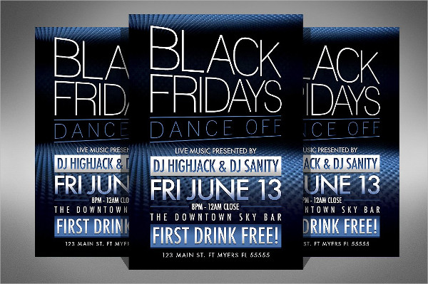 Black Friday Event Club Flyer Template