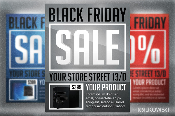 Black Friday Store Design Flyer Template