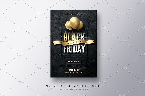 Black Friday Promotional Event Flyer Template