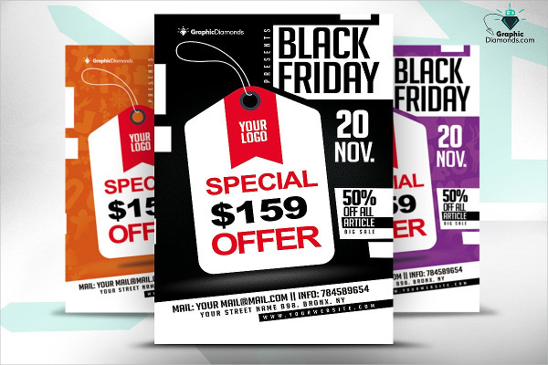 Black Friday Special Offer Flyer Template