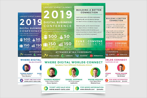 Business Digital Conferences Event Flyer