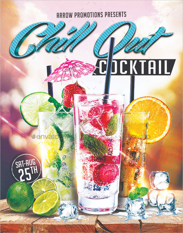Chill Out Cocktail Flyers Bundle
