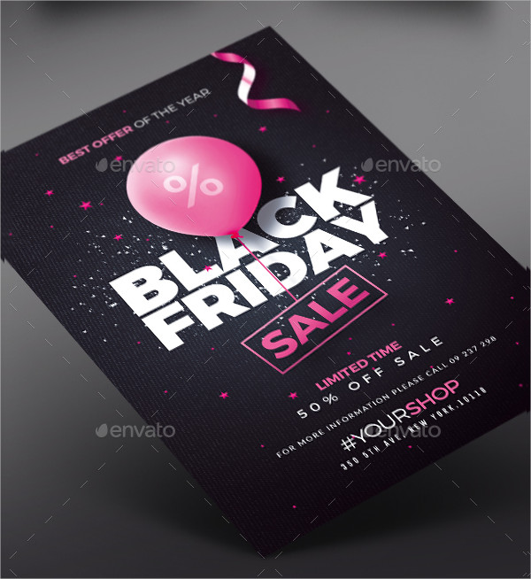 Christmas Tree Shop Black Friday Flyer Template